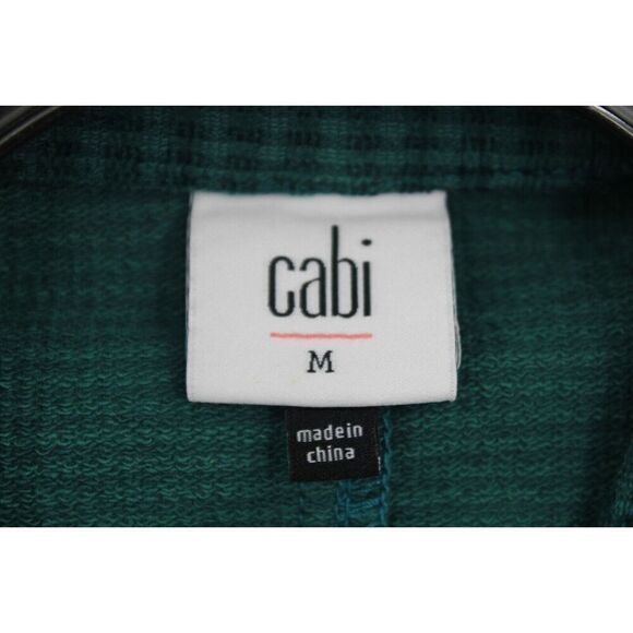 Cabi Lennon Jacket Teal Green Military Style #3913 Blazer Size Medium - Picture 9 of 10